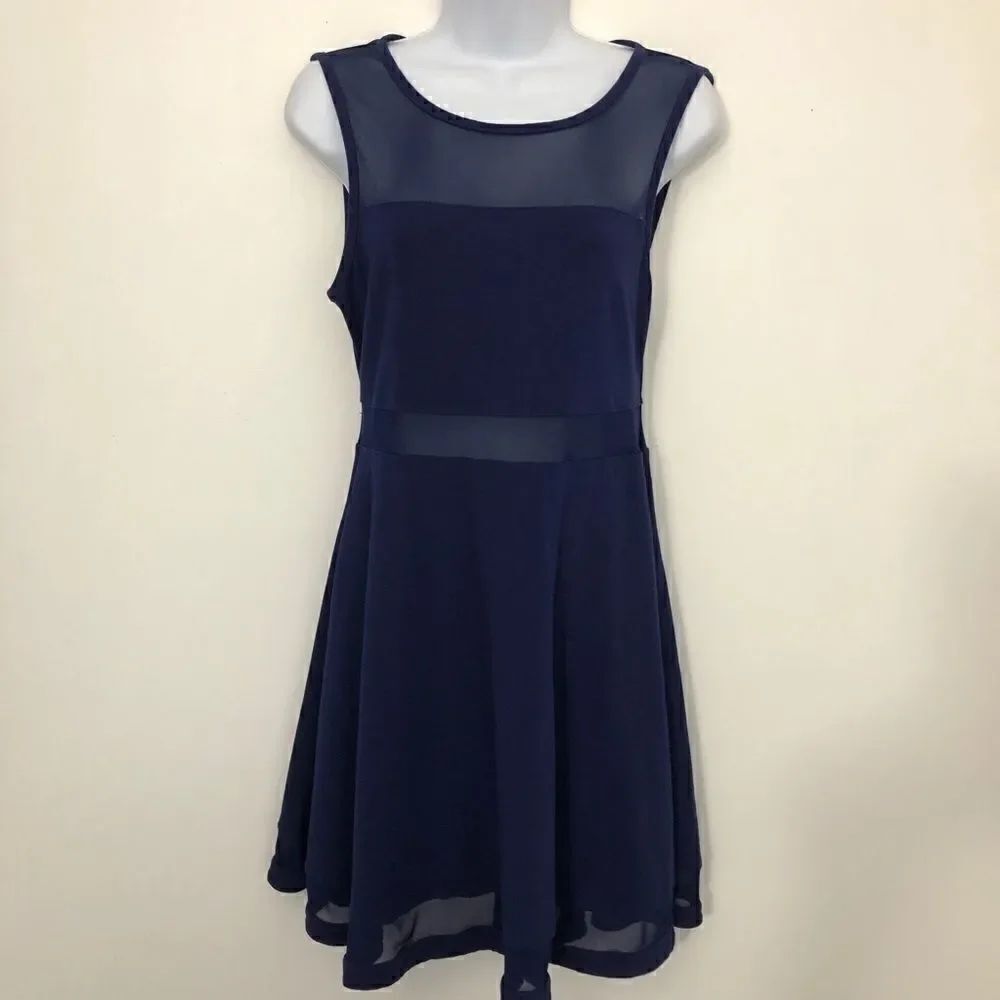 Express Size M Navy Dress!